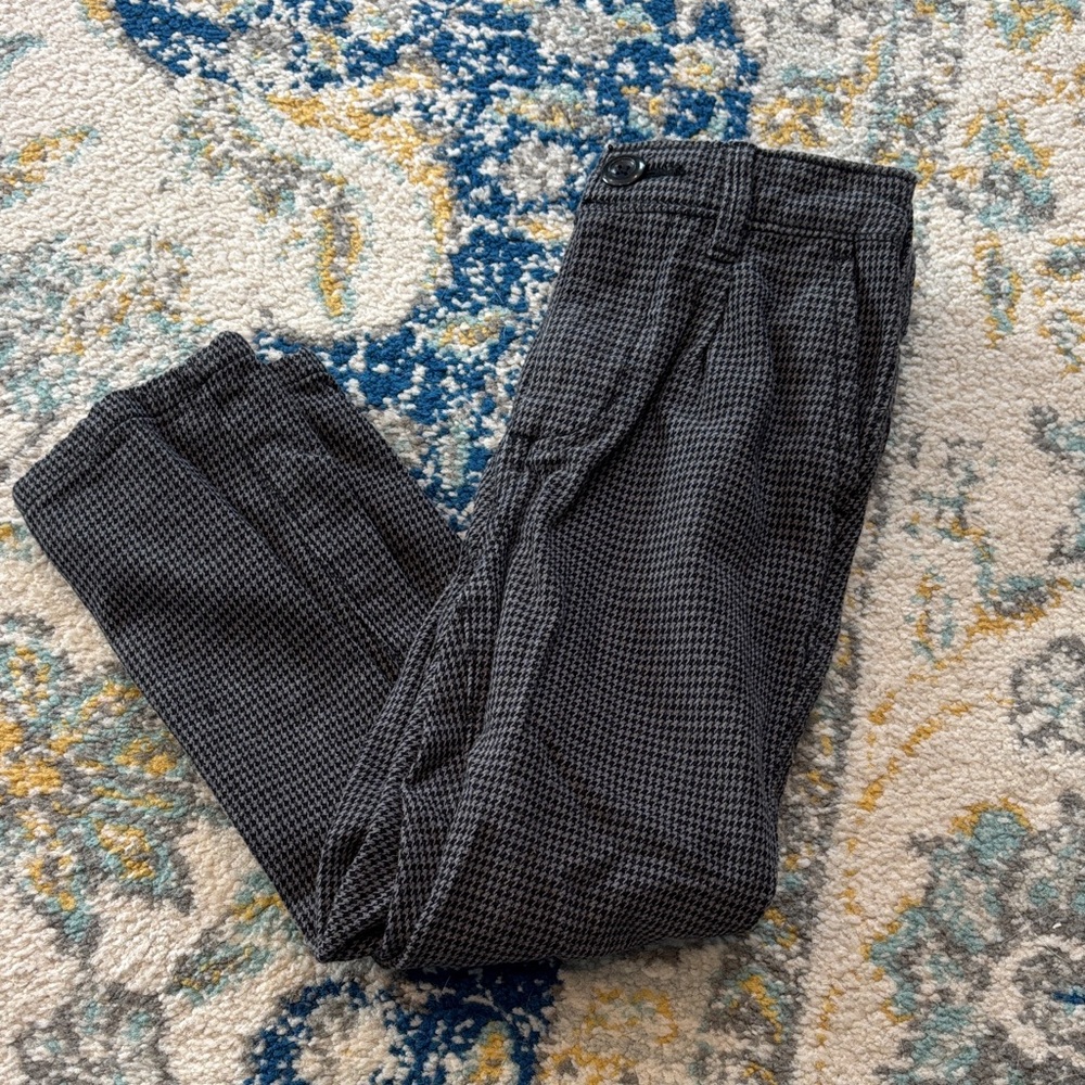 GAP Kids Dark Gray Herringbone Pants